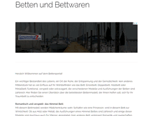 Tablet Screenshot of bettenunion.de